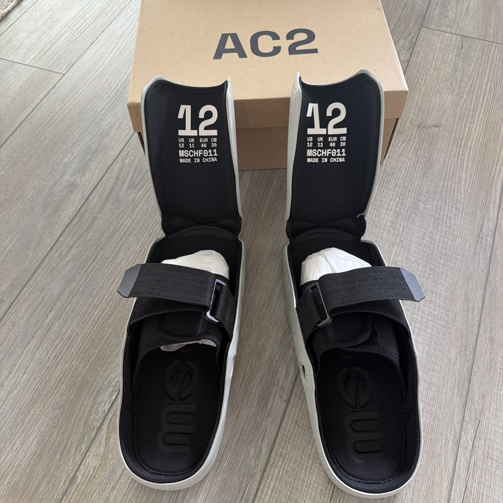 LIMITED EDITION MSCHF Mens AC2 Air Cast Slides Gray Blue – Size 12