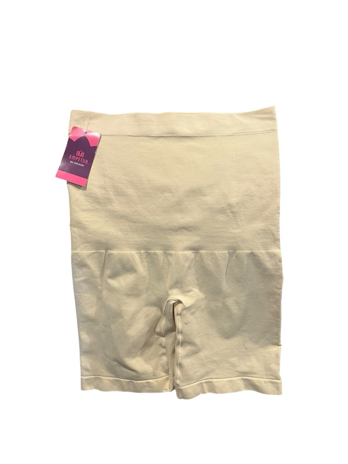 Empetua High Waisted Shaper Shorts XXXL Nude Beige #55020 NWT