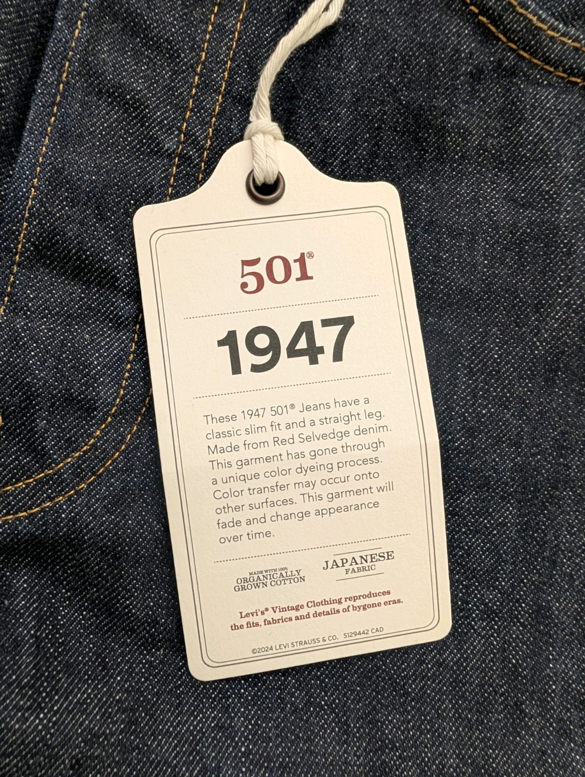 LVC Levi’s Vintage Clothing 1947 501 XX | W32 L32 | Made in Japan | Selvedge