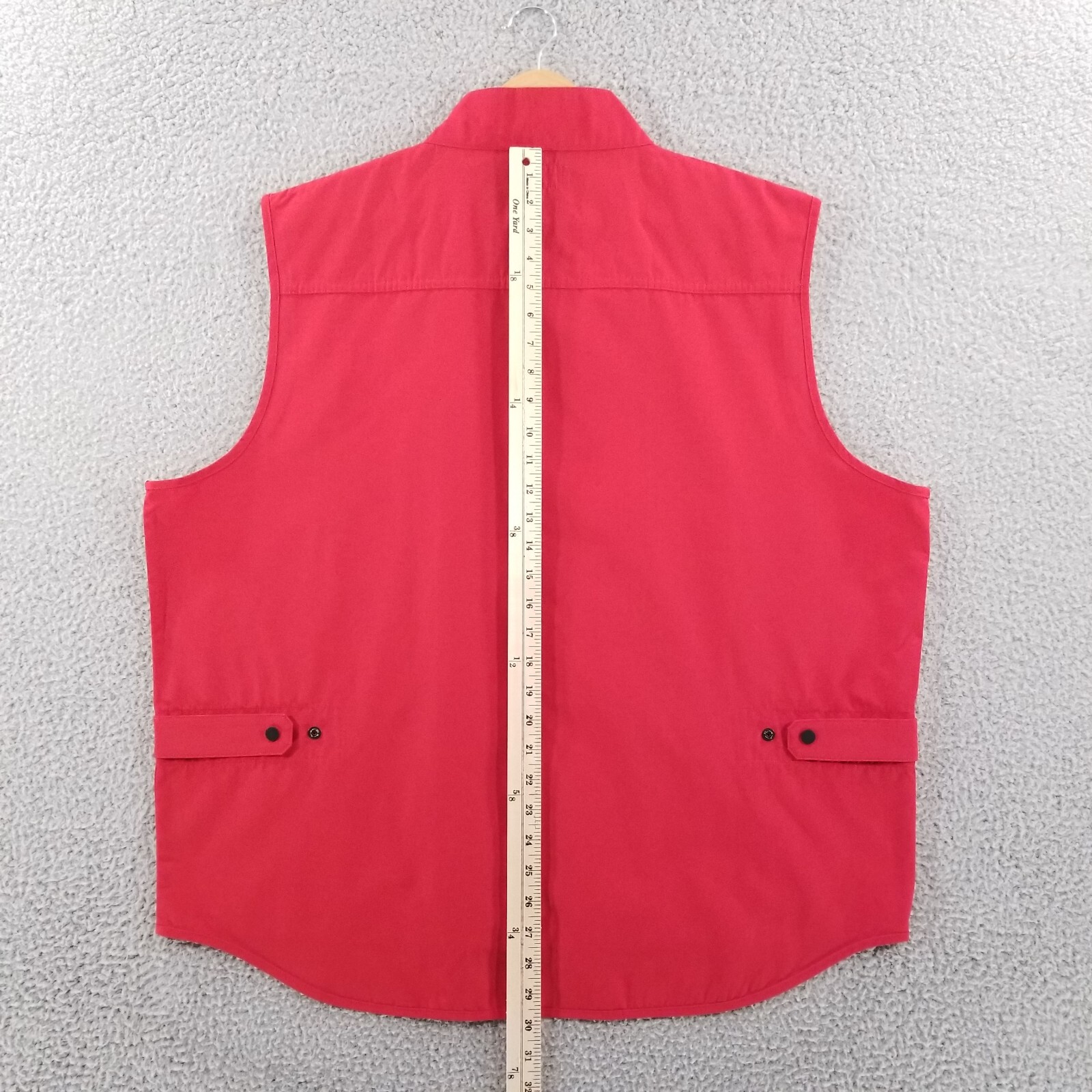 Guideboat Company Sailing Vest Mens XXL Red Full Zip Boating Yachting Cuttyhunk