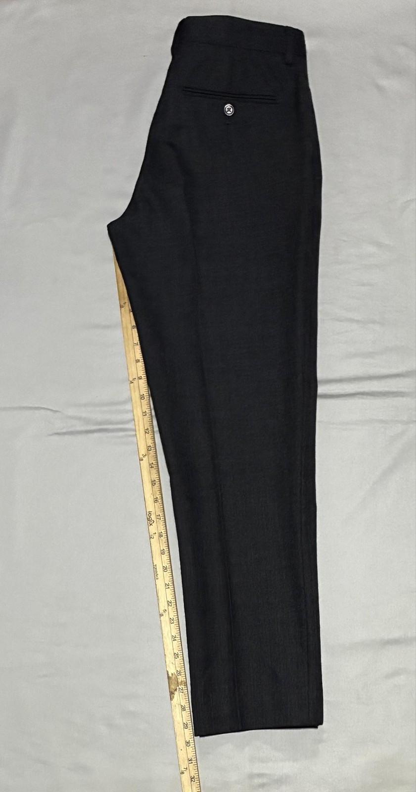 J.Crew Bowery Urban Slim Pants Mens 32×34 Gray Wool Tweed Dress Tapered Trousers