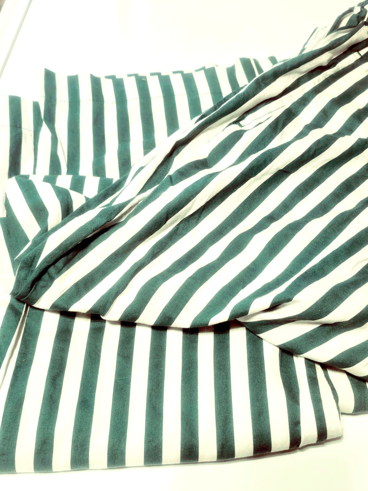 Grayson/Thieads Women’s XS Green/White Striped Button Front Lounge Pants