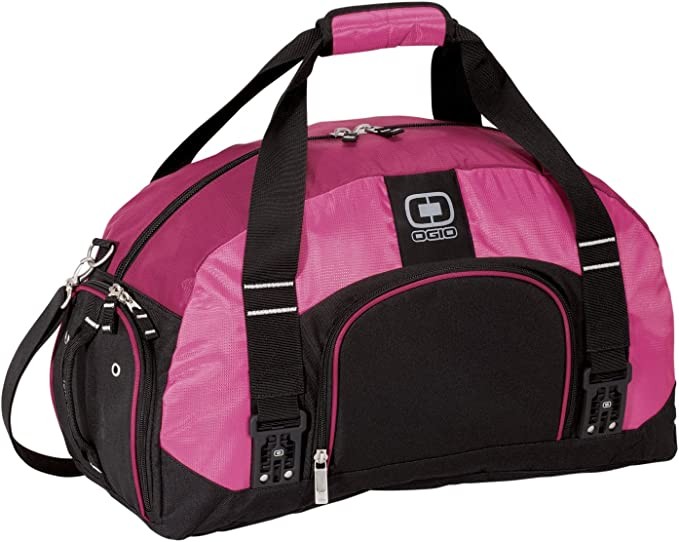 Ogio Big Dome Duffle Bag/Gym Bag – Pink