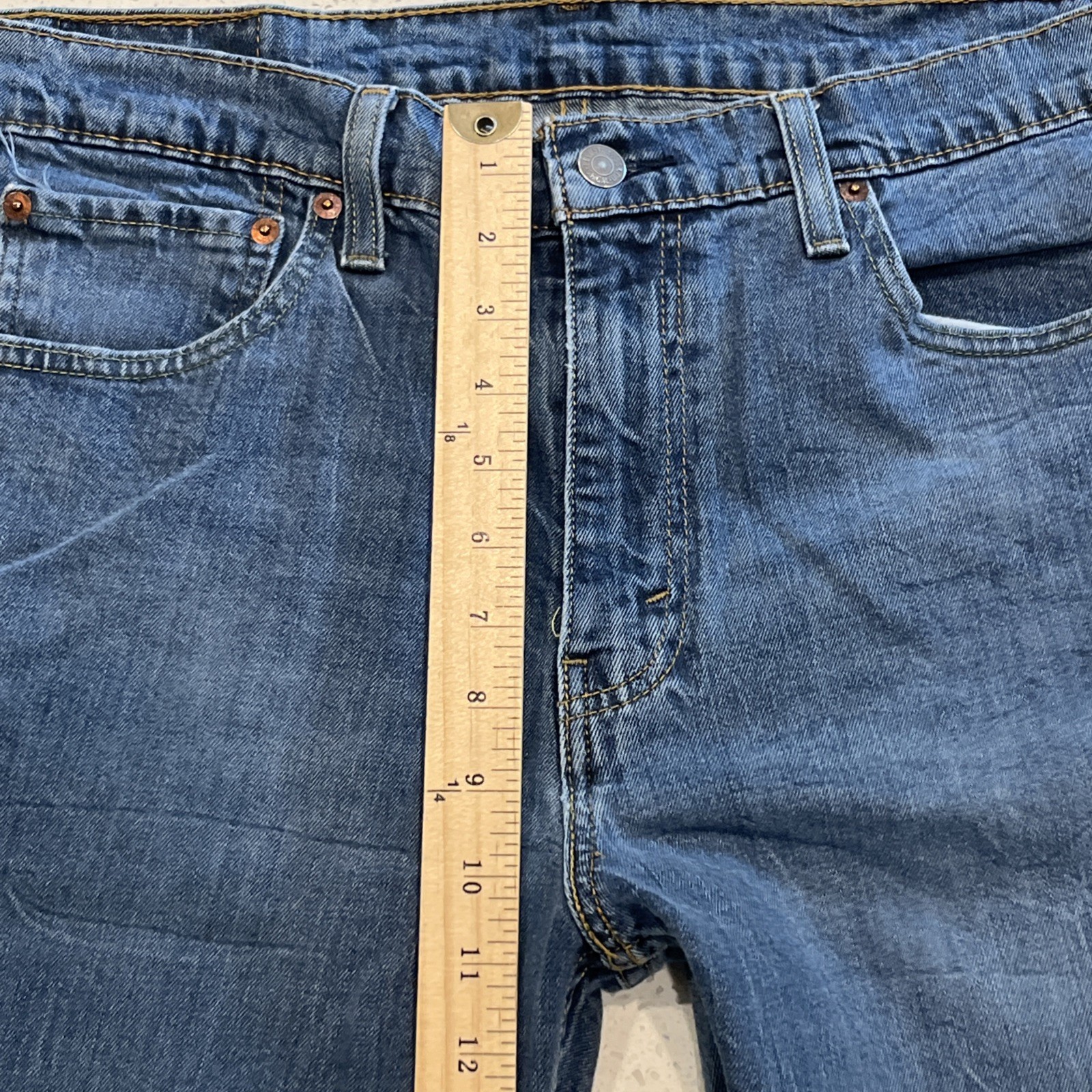 Levi’s 527 Slim Bootcut Jeans Mens 36/32 Blue Denim Workwear Casual Western