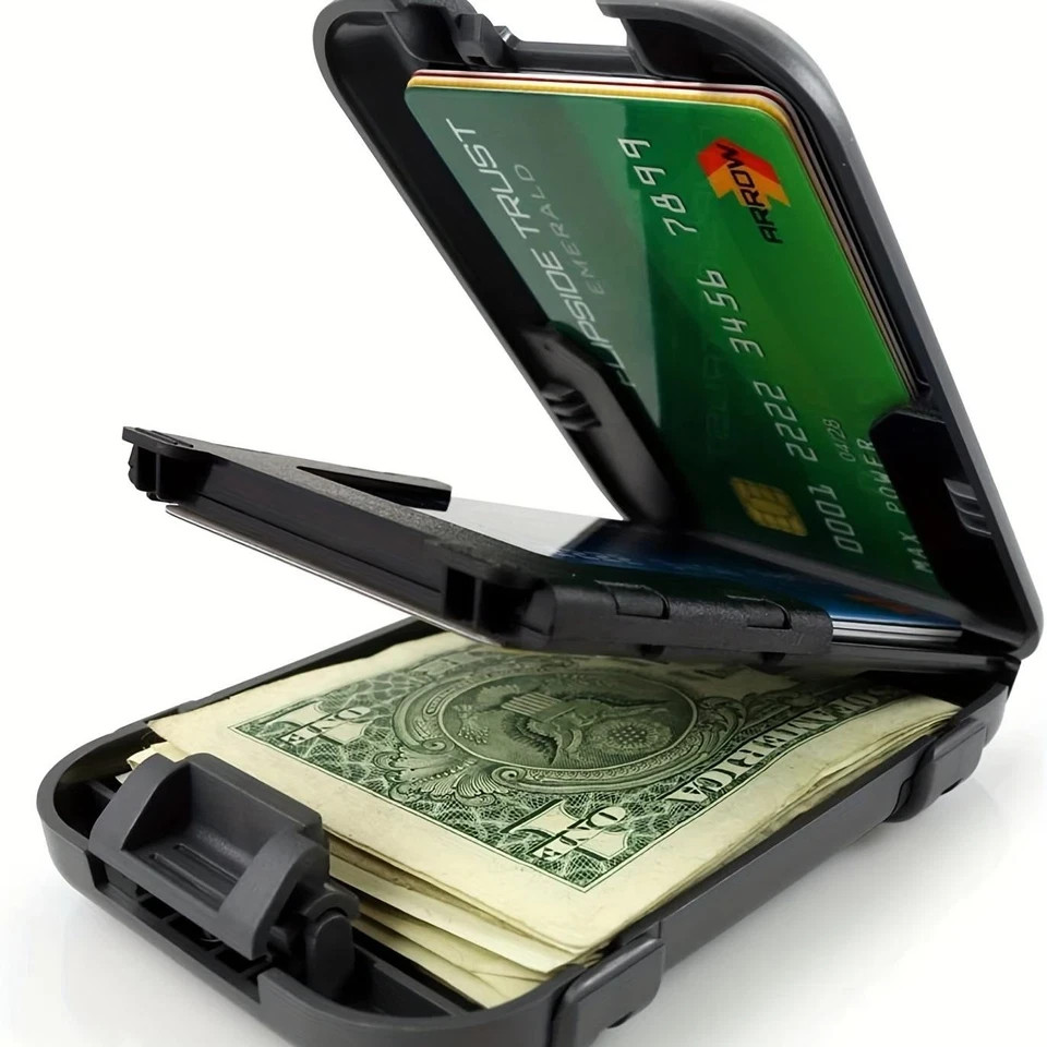 Slim Mint Wallet Ultra-Thin RFID-Blocking, AS-SEEN-ON-TV ID Theft Protection New