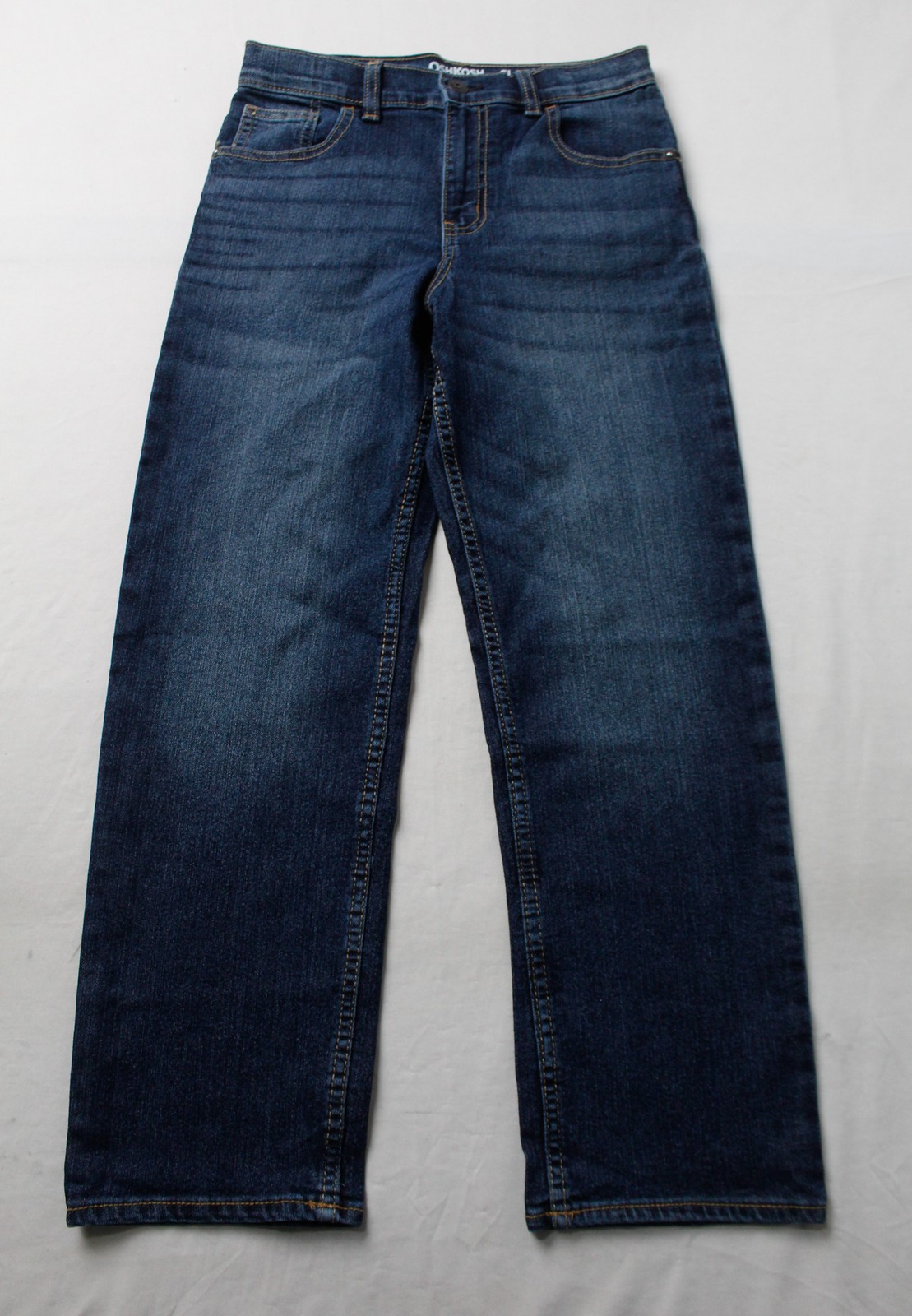 OshKosh B’Gosh Boy’s Relaxed Fit Classic Jeans CN6 Dark Wash Size 10R NWT