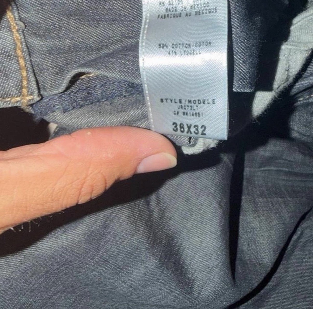 GUESS Men’s Dark Wash Bootcut Jeans Regular Fit Mid Rise 5-Pocket Zip