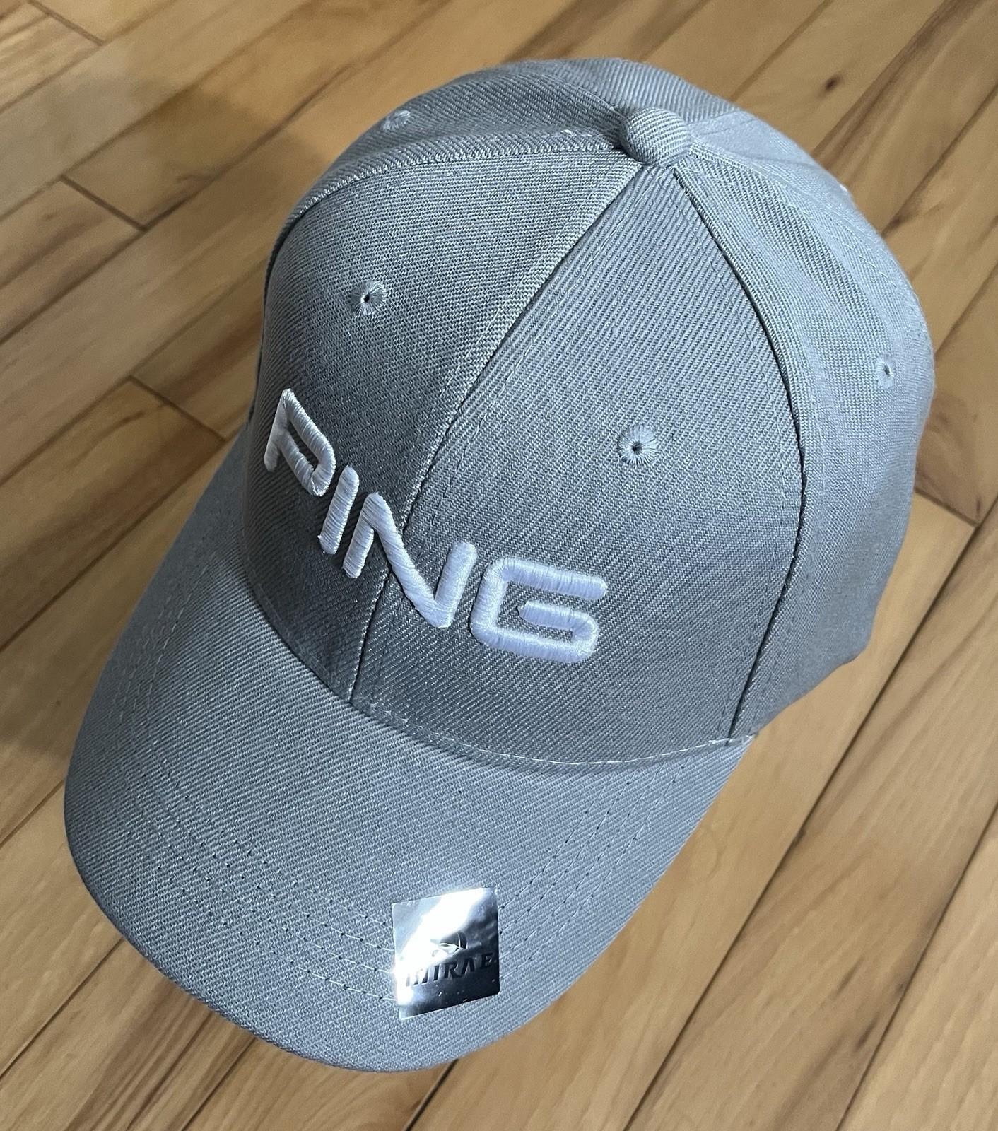 Golf-Ping Gray Baseball Cap. Hat. *** A hat worth more than its price.
