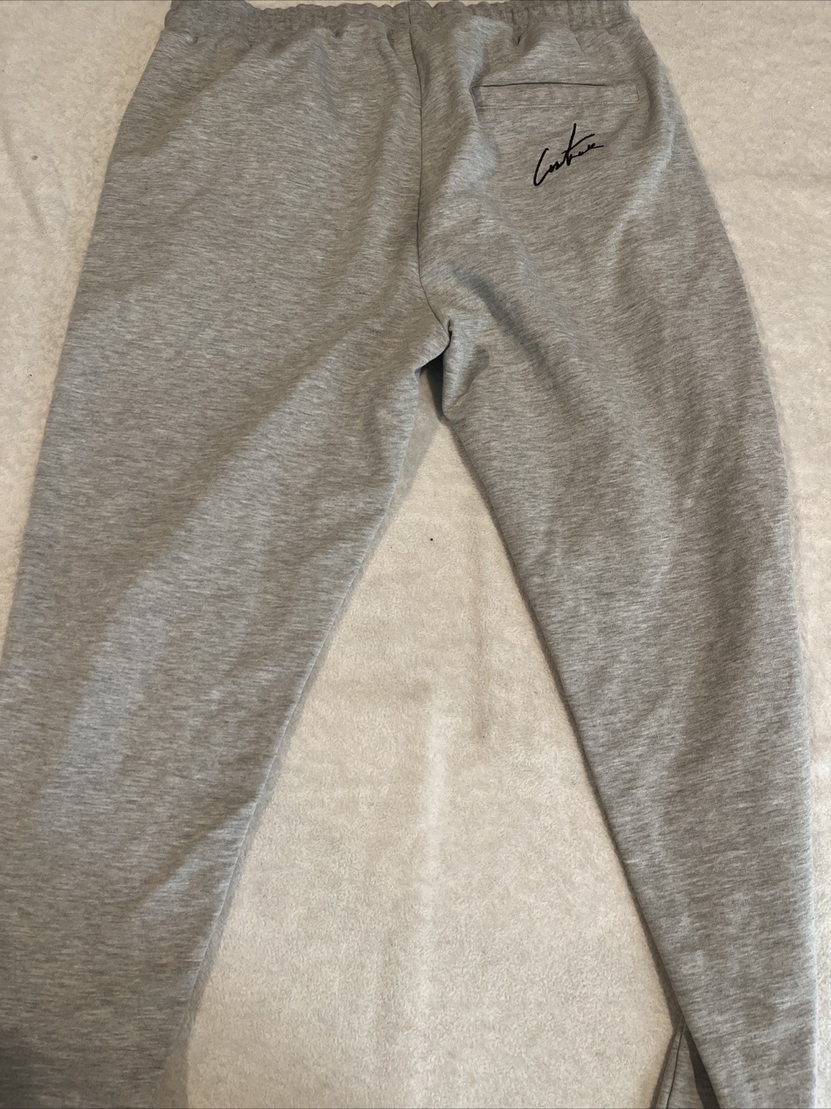 The Couture Club Hoodie And Sweatpants Stitched Gray Size Large