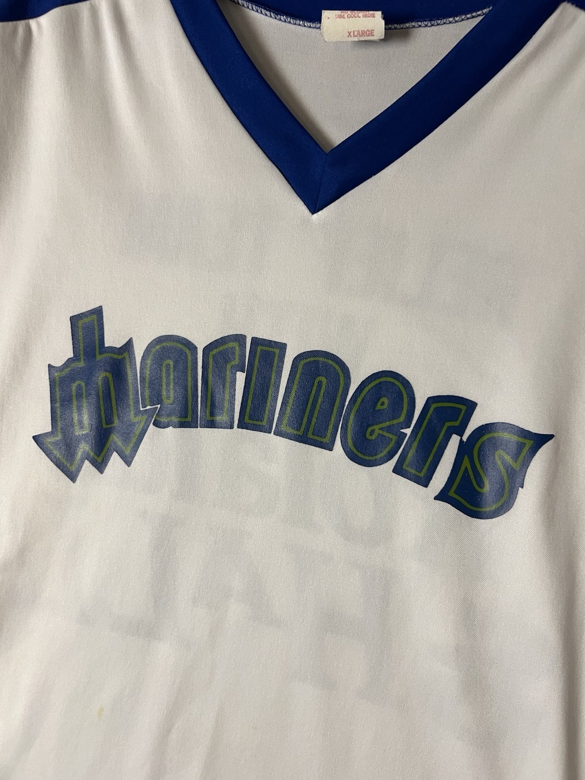 VTG Seattle Mariners Trident MLB Shirt XL “Relief Team Rolaids & Halls” Jersey