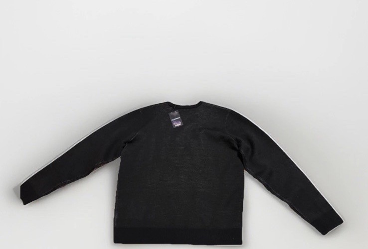 Murano Mens Black Sweater L Inflorescence