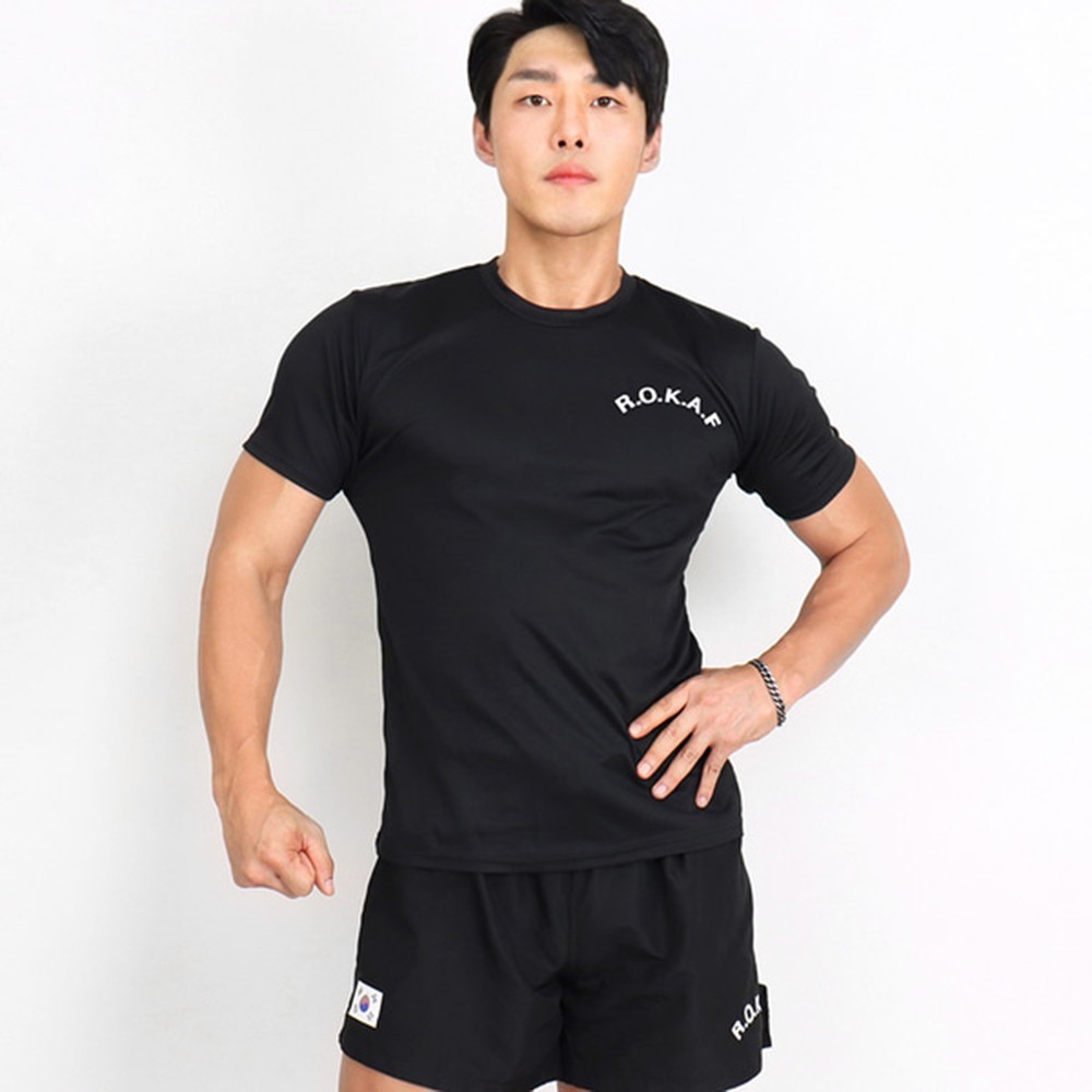 ROKAF Korean Army Cool Dry T-Shirt | Korean Flag | XS–4XL | 3 Colors