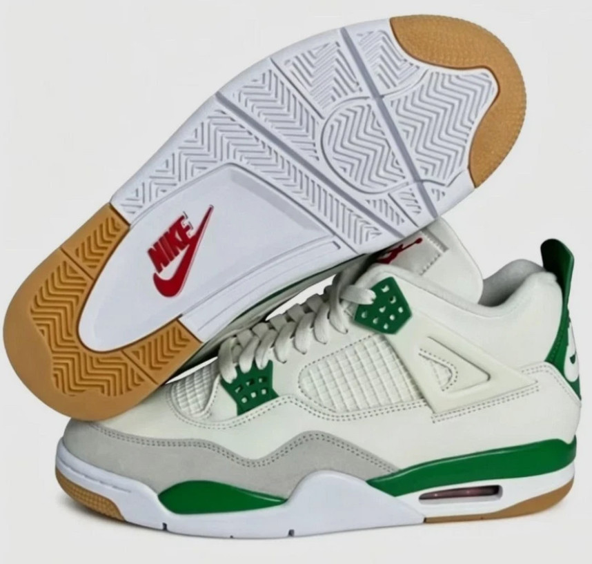 US Men’s Nike SB x Jordan Air Jordan 4 “Pine Green” Basketball Shoes Mid Top