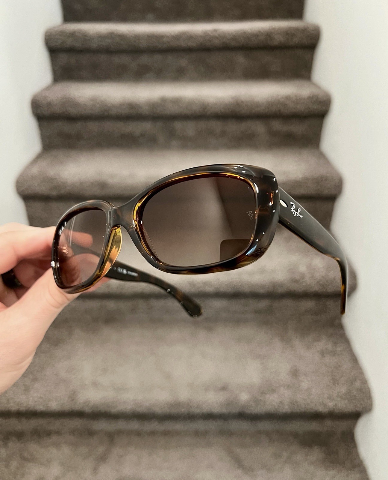 NEW Authentic Ray Ban Jackie Ohh Polarized RB4101 4101 Havana Brown Lens 58/17