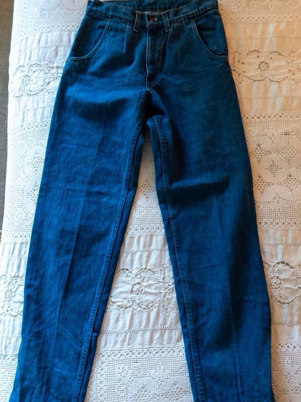 1985 Levi’s Orange Tab 30W 36L 520 Straight Leg Indigo Jeans Vintage 515 Factory