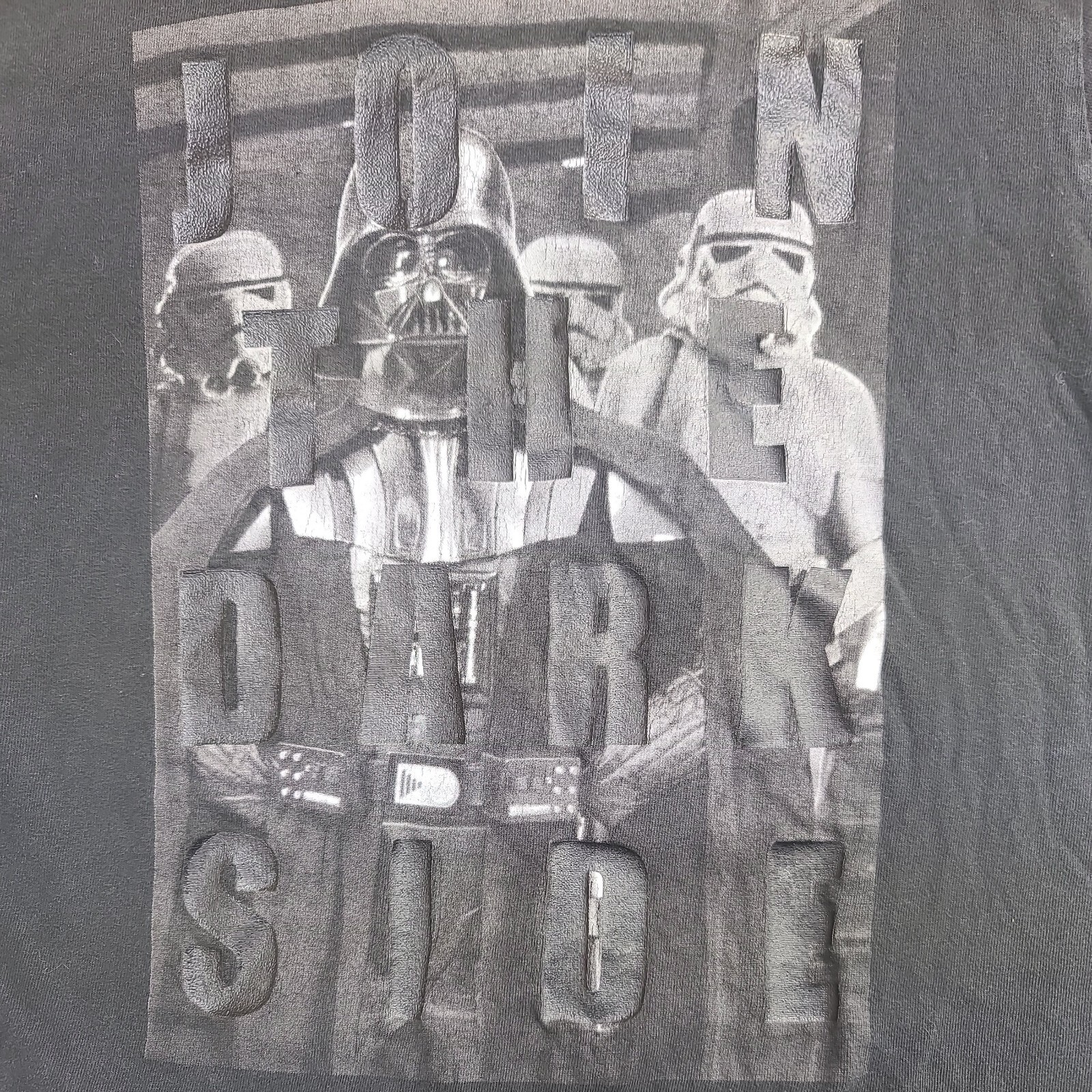 Star Wars T Shirt Mens Medium Black Join The Dark Side Short Sleeve Tee