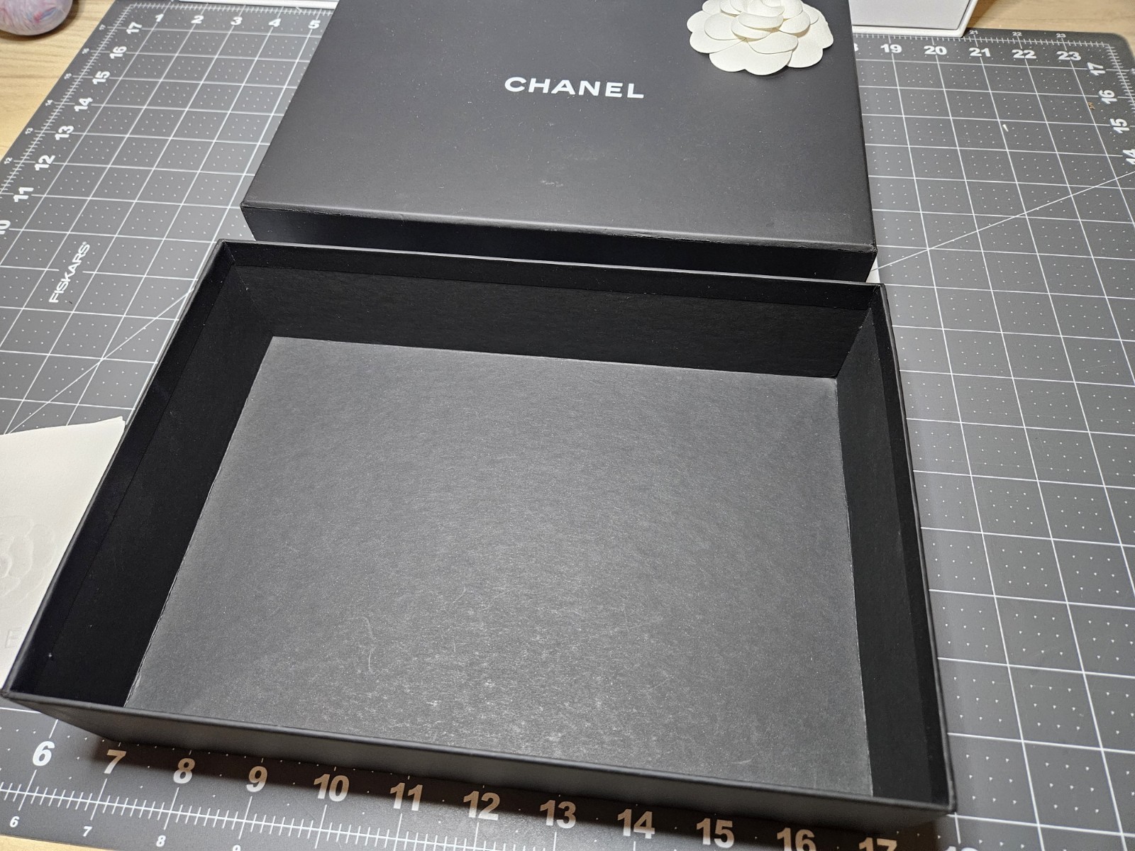 Authentic CHANEL Medium Box with Lid, 10.25″ x 7″ x 2.5″