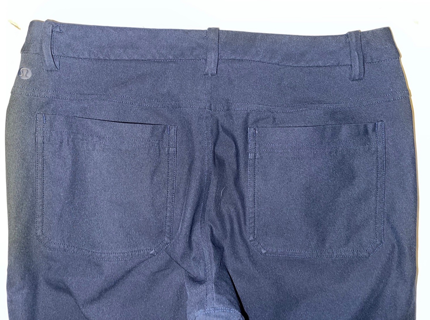 Lululemon ABC Mens 30X32 Classic Warpstreme Performance Stretch Pants Navy Blue