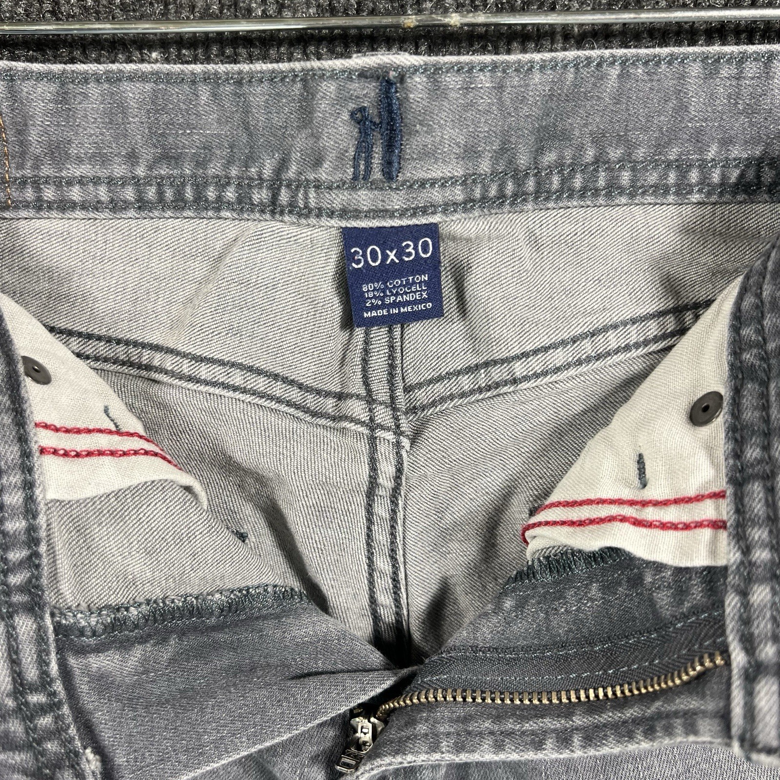 johnnie-O Vinny Stretch 5-Pocket Jeans Size 30×30 Light Gray
