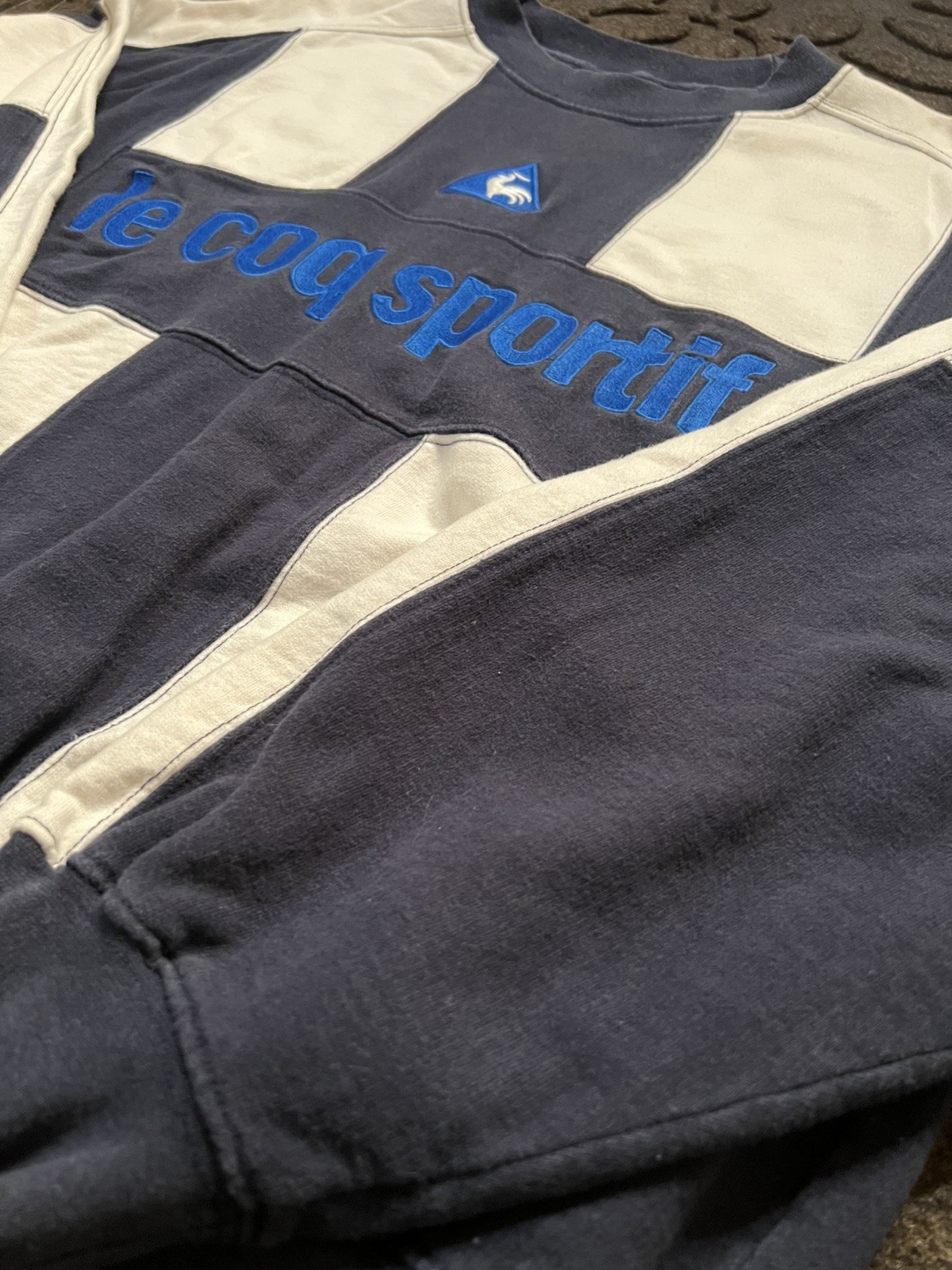 Le Coq Sportif Vintage Rubgy Sweatshirt XL Crewneck Pullover 90s