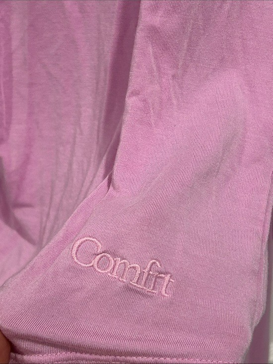 Comfrt Luna Lounge Long Sleeve Pant Modal PJ Pajama Set in Pink – Large