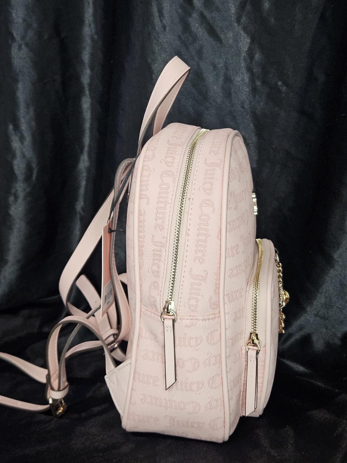Juicy Couture Pink Good Vibes Mini Backpack NWT Y2K Style Coquette Aesthetic