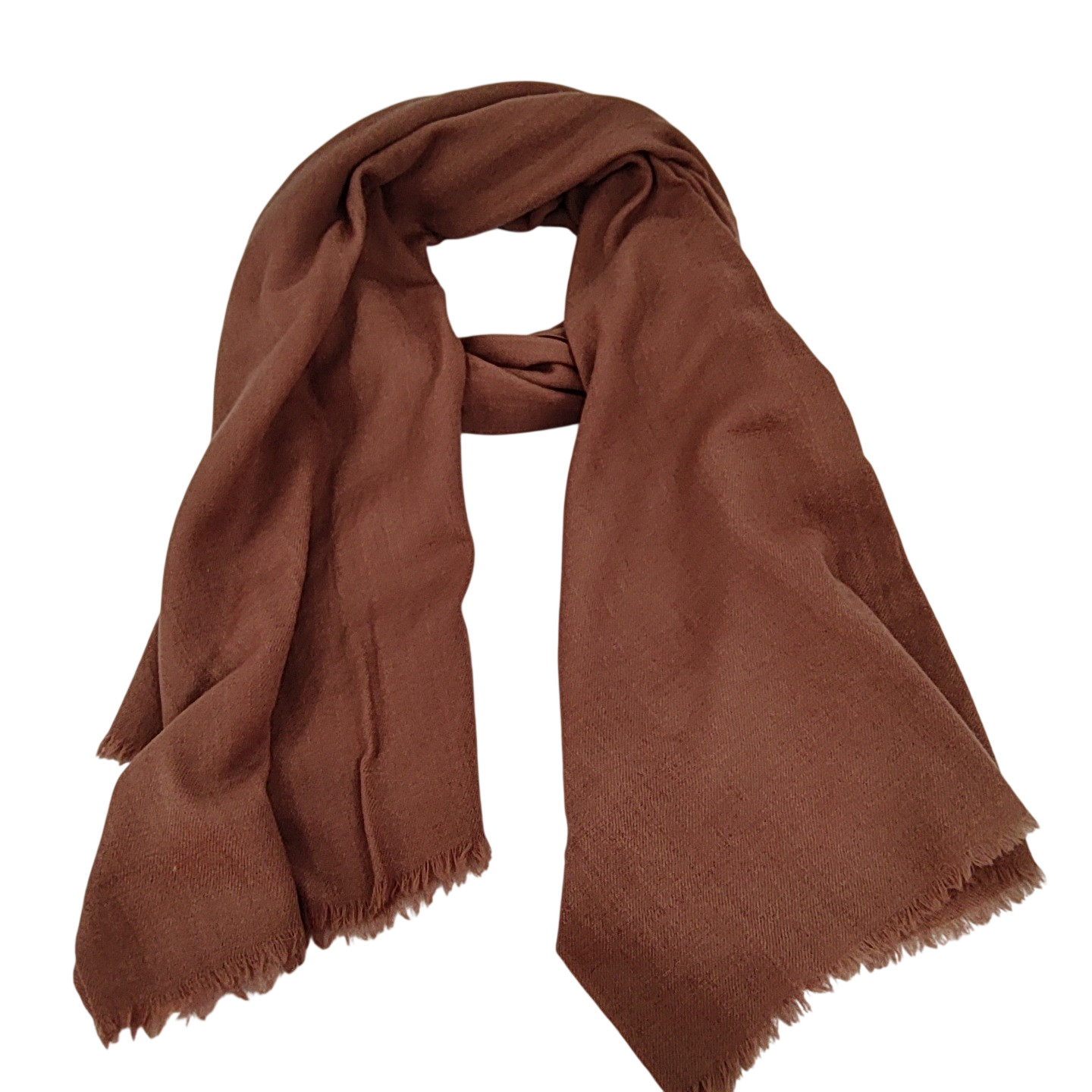 Quince Women 100% Pashmina Wool Scarf Pink OS