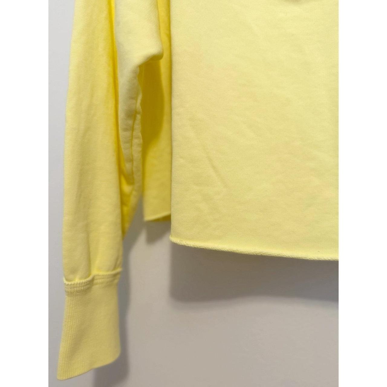 Joylab after shoulder, bright, yellow woman sweater lounge size extra large