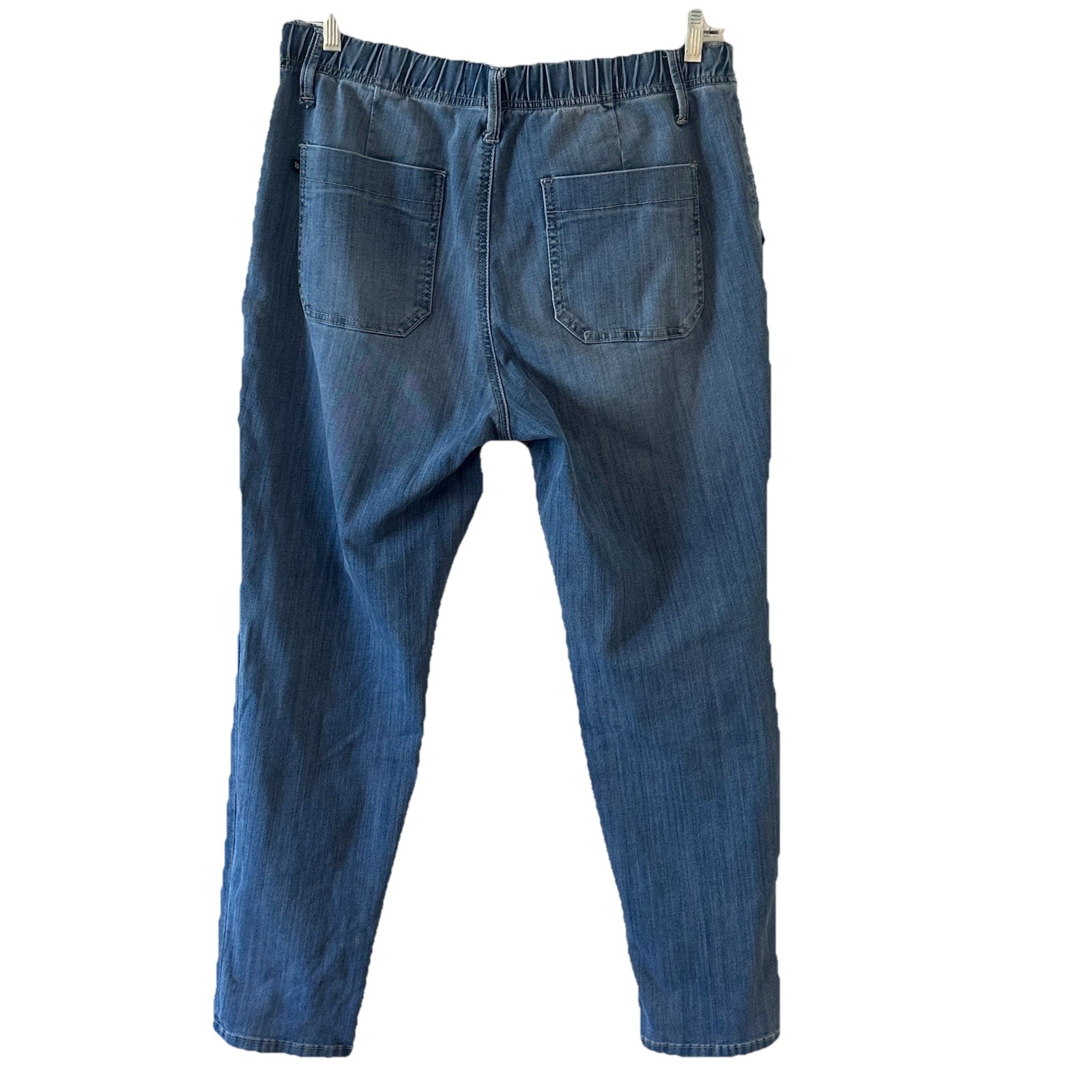 Judy Blue Womens High Waist Drawstring Jogger Straight Leg Jeans Size 15 30