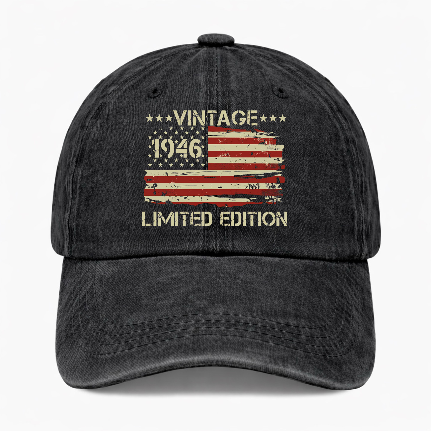 1946 Vintage Hat Limited Edition USA Flag Birthday Gift for Men Dad Adjustable