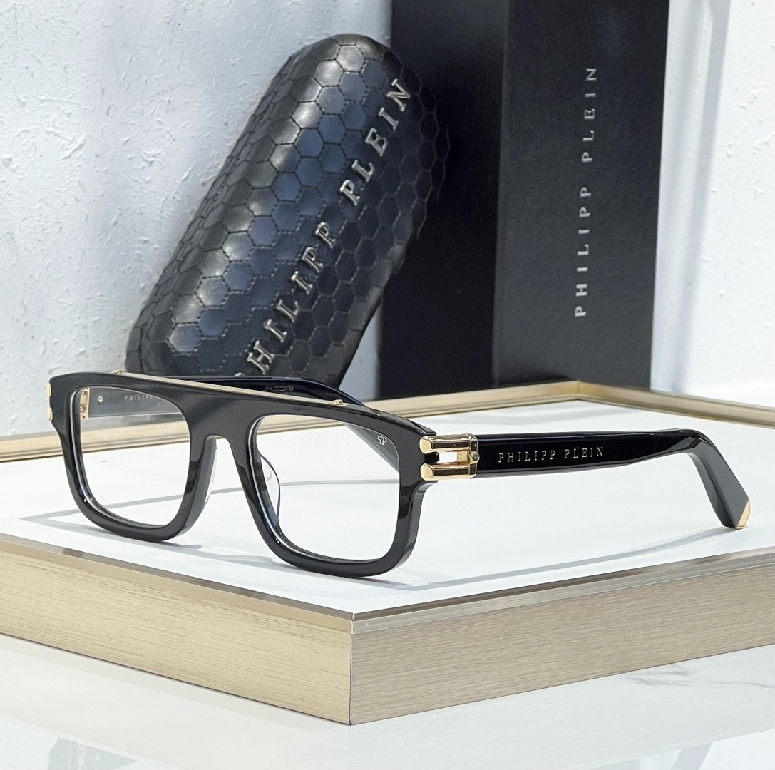 NEW Philipp Plein VPP021V 0703 Matte Black 53mm Eyeglasses