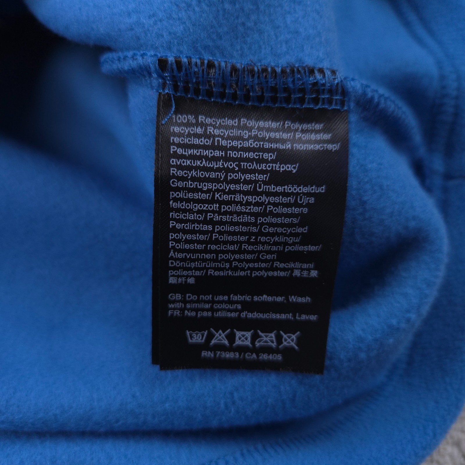 Musto Fleece Sweater Mens Medium Pullover Half Zip Sailing Mock Neck Blue GUC