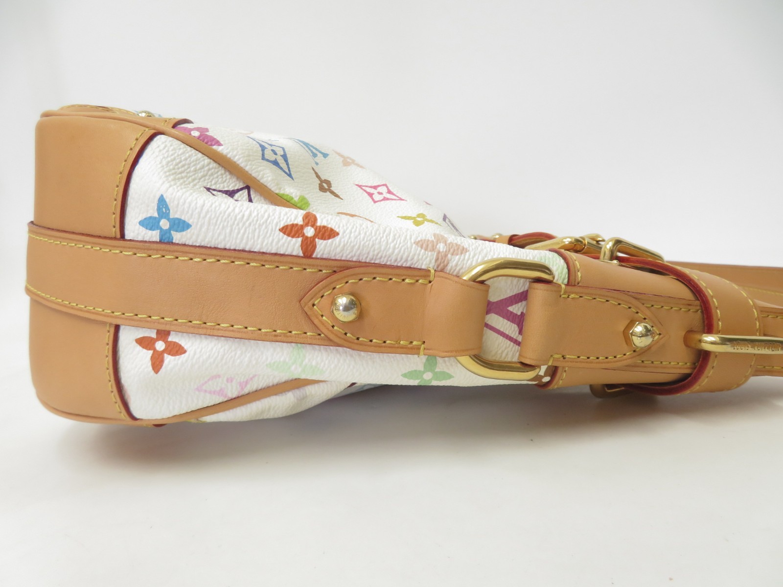 Authentic Louis Vuitton Monogram Multicolor Greta Shoulder Bag M40195 S#52731