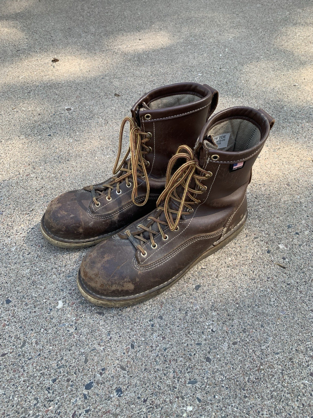 Danner Mens 11 Power Foreman Brown GoreTex Composite Toe Work Boots 15210