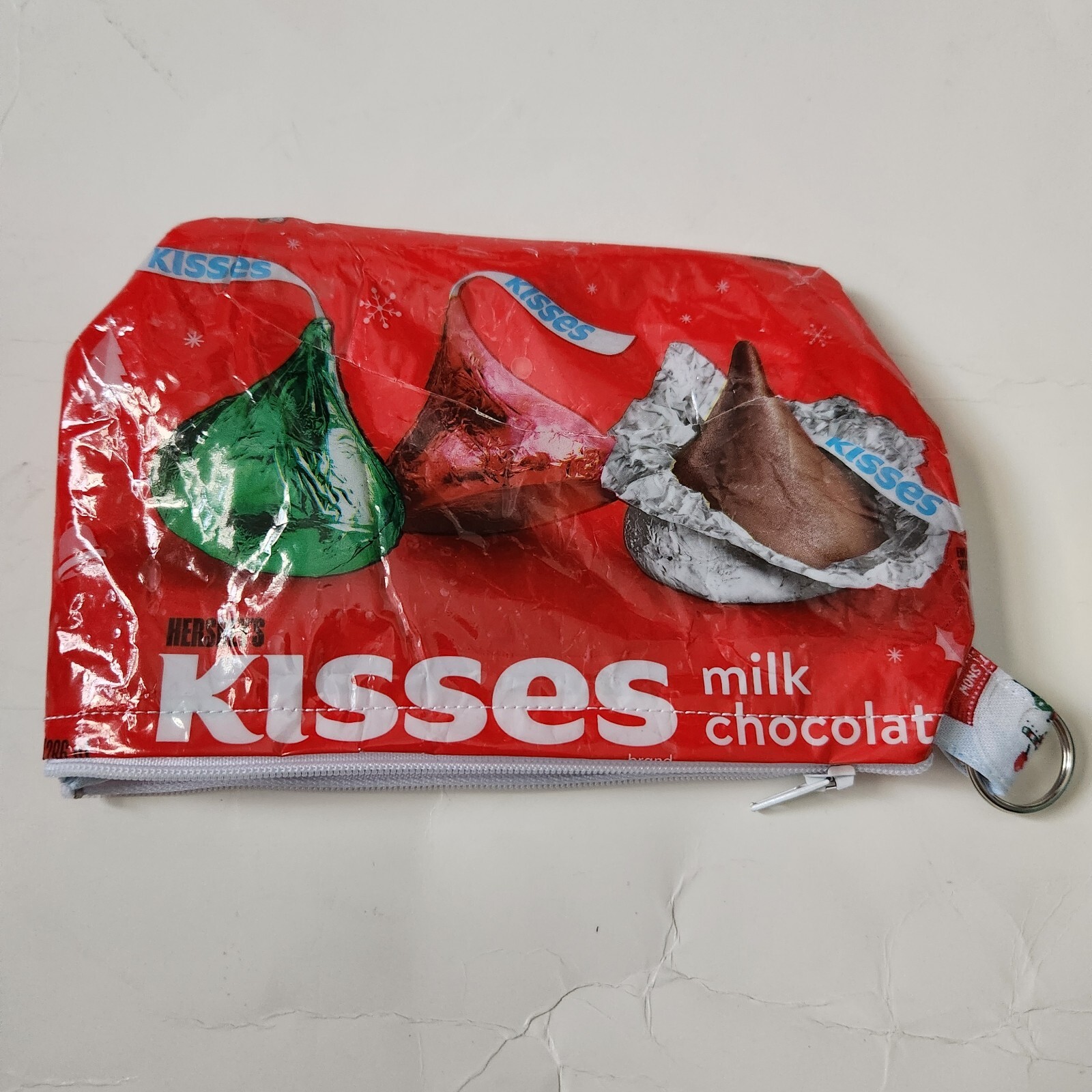 Recycled Hershey Kisses Milk Chocolate Homemade Bag ( Christmas) New