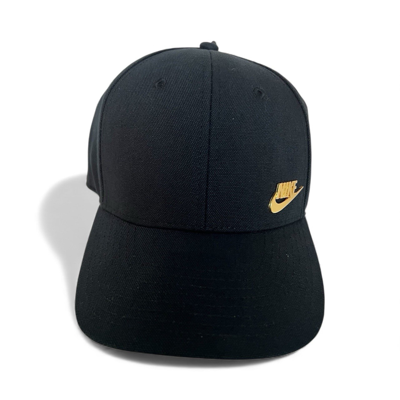 Nike Legacy91 Futura Hat Black, Gold Metal Logo, Unisex, OS, DC3988-010, NWT