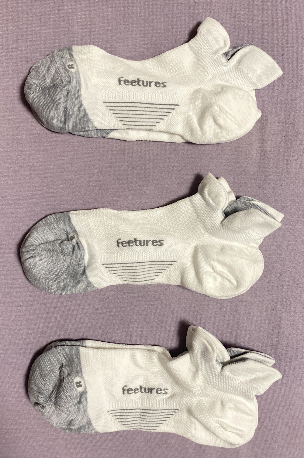 Feetures 6 Pairs Elite Light Cushion No Show Tab Socks COMBO Multicolor