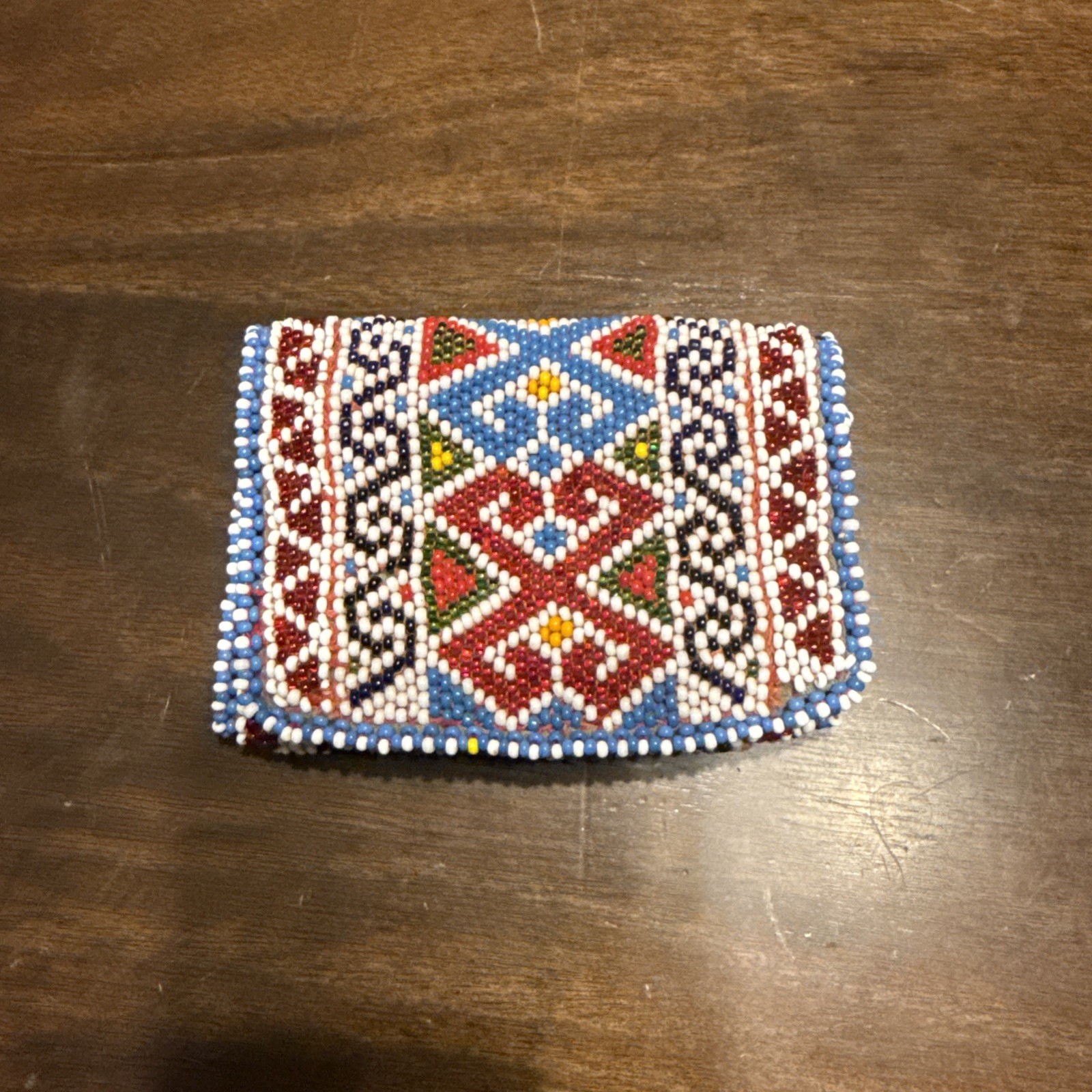 Vintage Beaded Coin Purse Comanche Indian Native