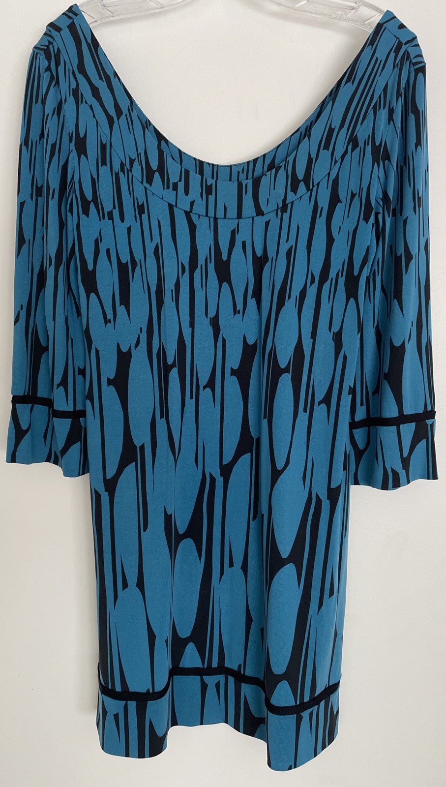 DIANE von FURSTENBERG Aggie Freedom Trail Silk Sheath Mini Dress Women’s Size 6