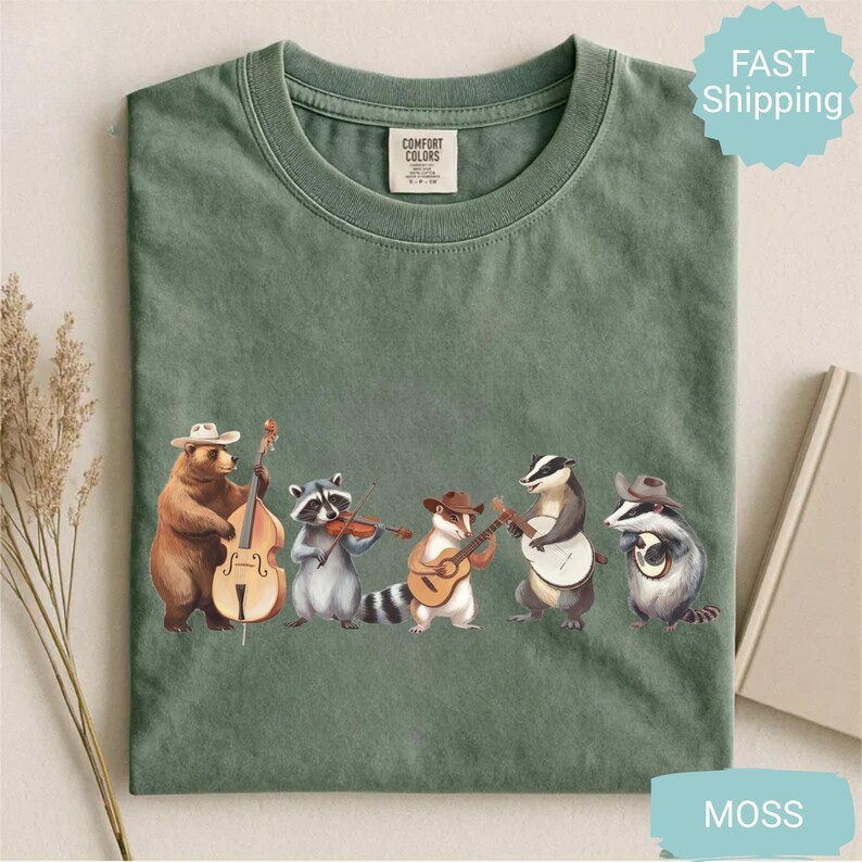 Animal Band Funny Music Comfort Tee Pet Lover Gift