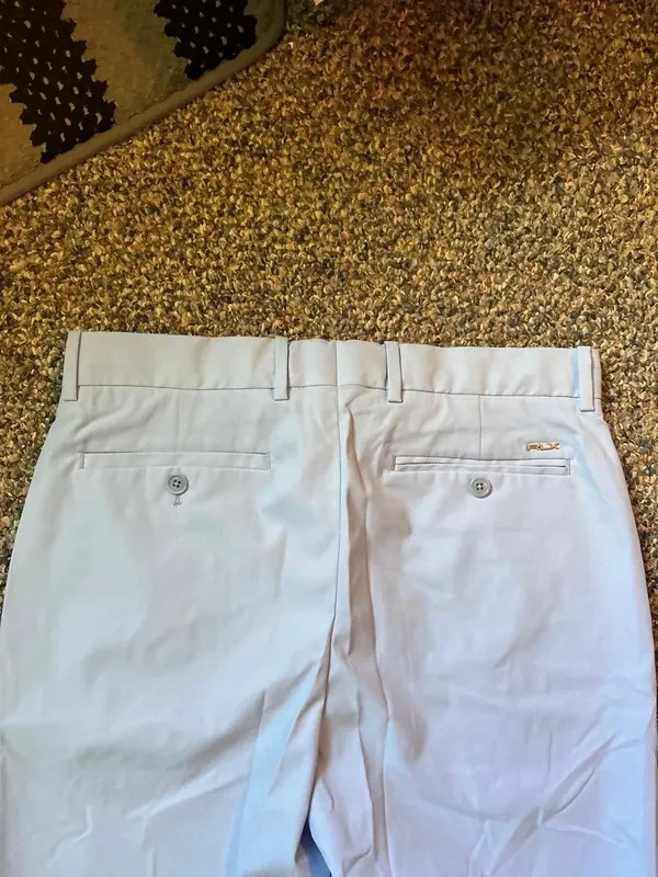 RLX Ralph Lauren Performance Pants Mens 30×32 NWOT Light Blue Golf Trousers