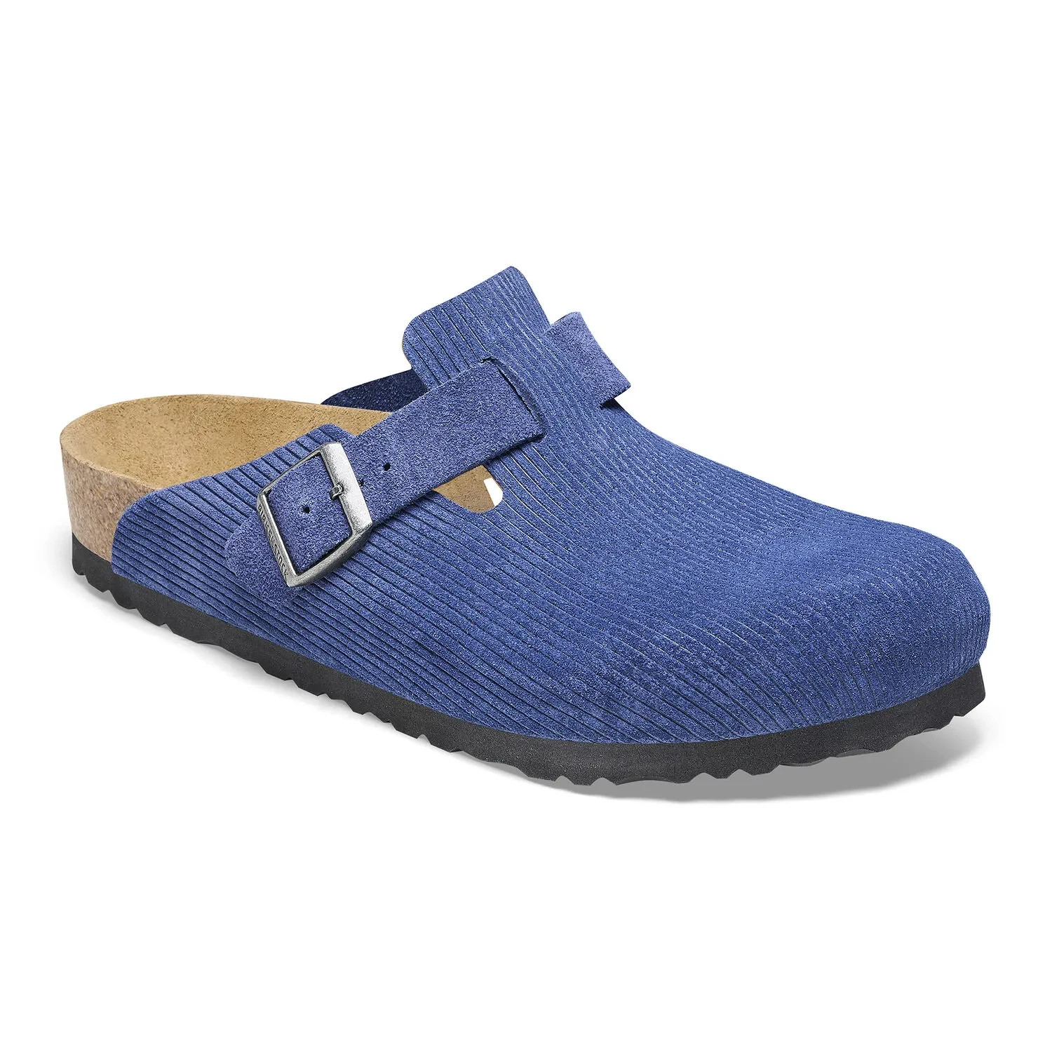 Birkenstock Boston Suede Leather (Size 44) “Corduroy Indigo” Men’s Clog Sandal