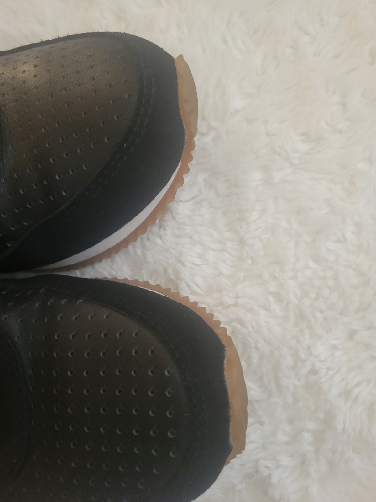 Aetrex Daphne Sneakers Leather/Suede Black Women’s Size 8