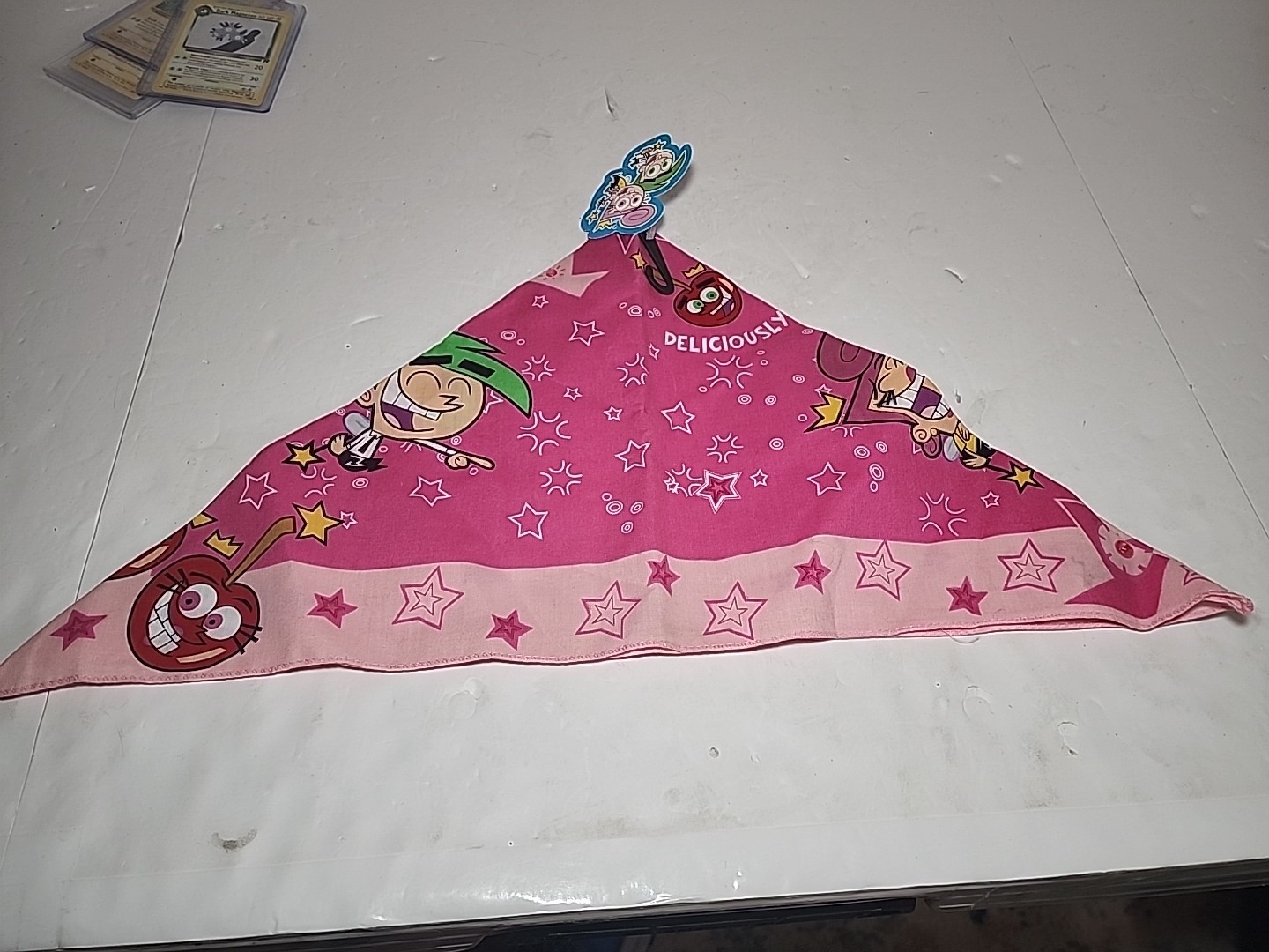 Nickelodeon Fairly Oddparents 22″ X 22″ Pink Bandana New w/ Tag