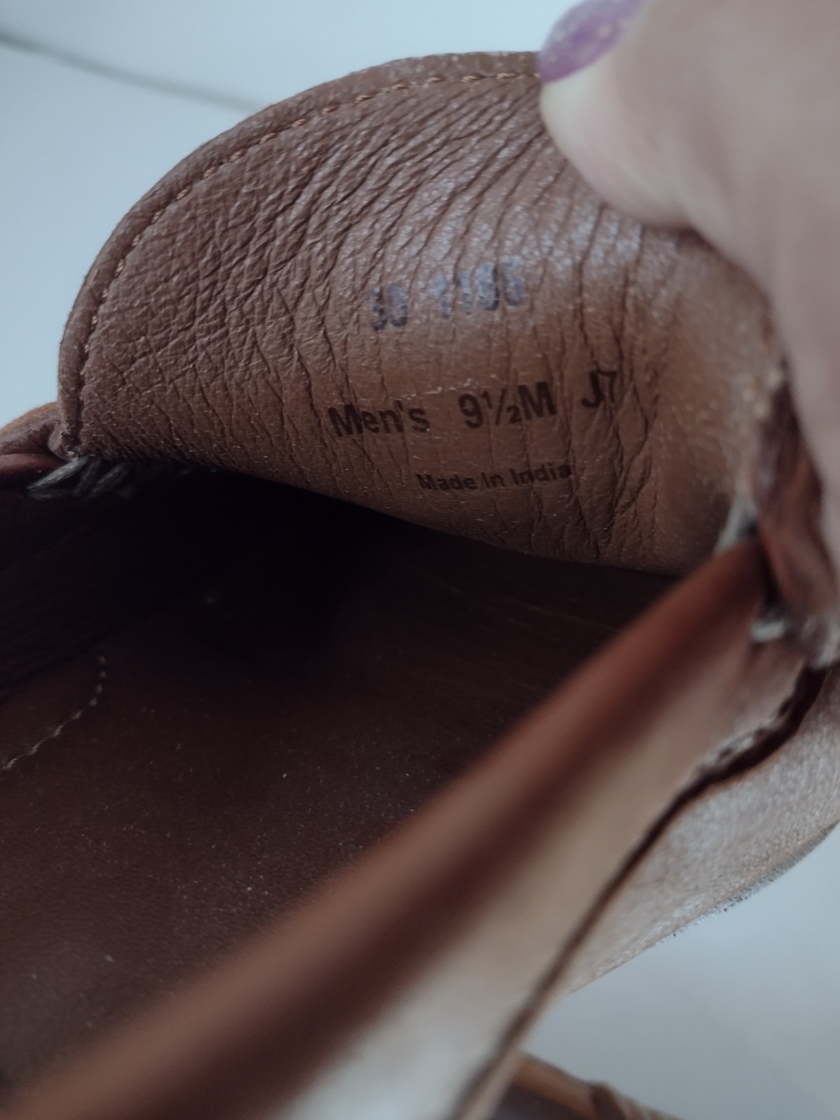 Trask Tan Leather Penny Loafers – Men Size (9.1/2)