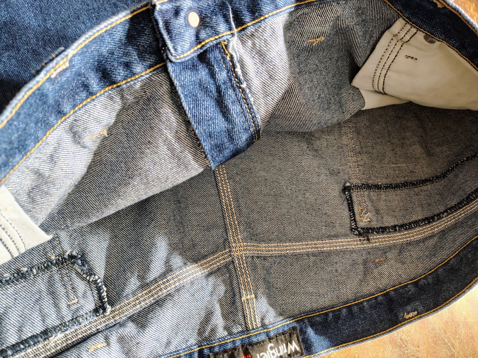 New Wrangler Riggs Workwear Carpenter Jeans Reinforced With Cordura 50×30