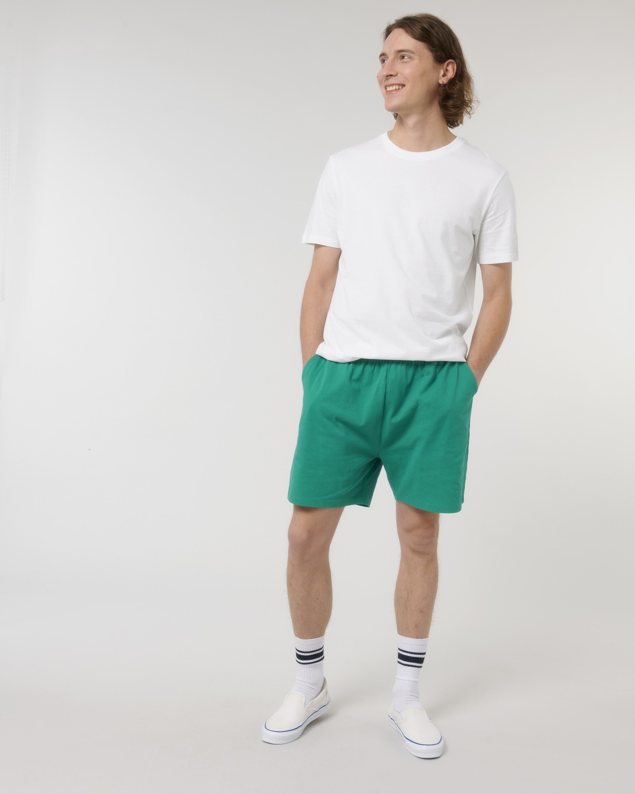 Stanley/Stella Unisex Waker shorts (STBU070) – Self-fabric elastic waistband