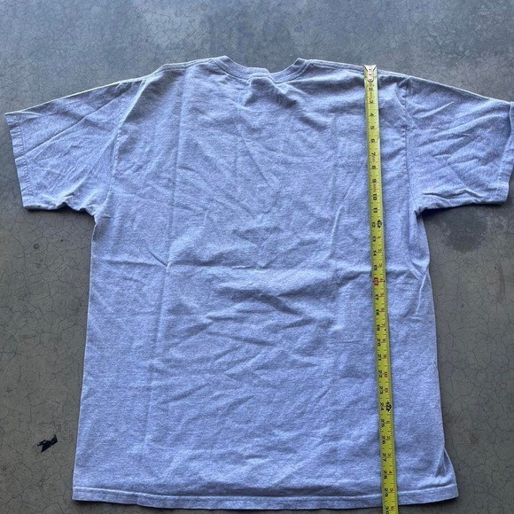 2000s blast energy drink grey graphic tee Anvil xl