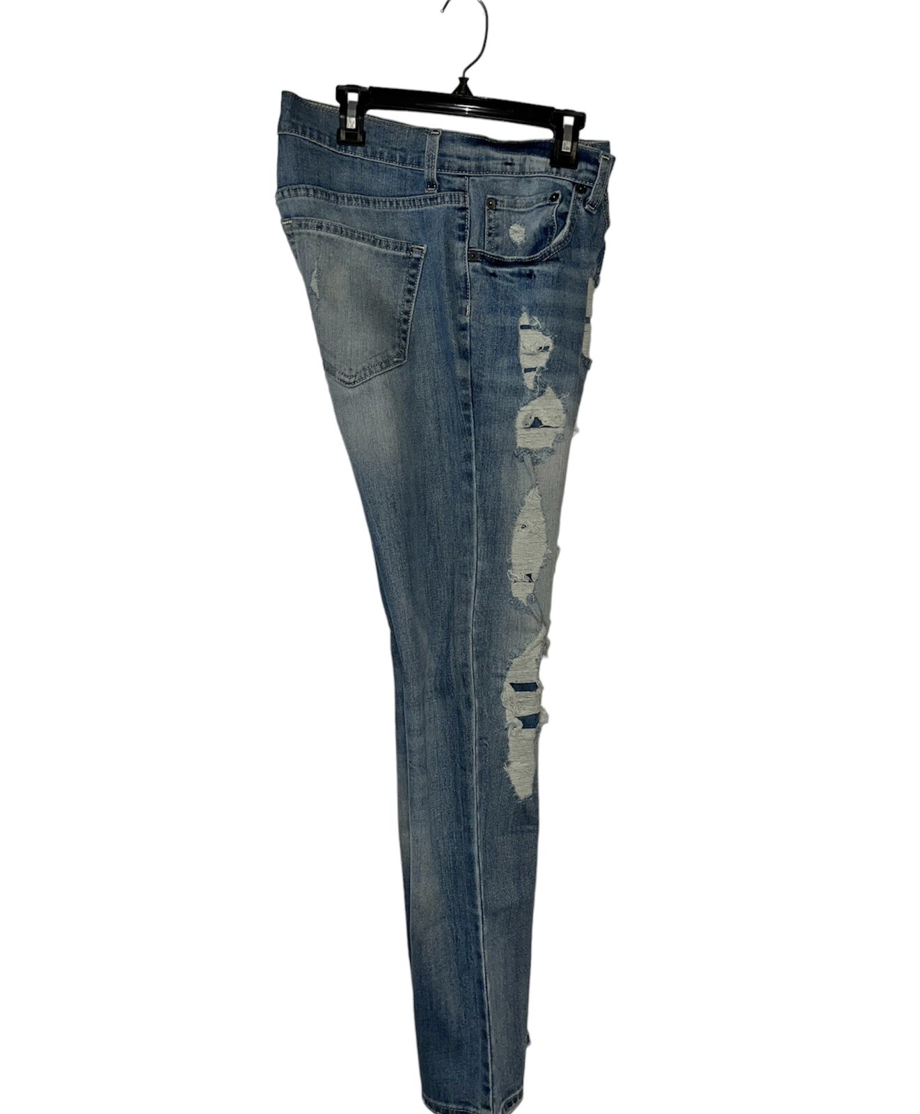 Urban Pipeline Skinny Jeans Teens Size 29 x 30 Blue Cotton Slim Fit Ripped