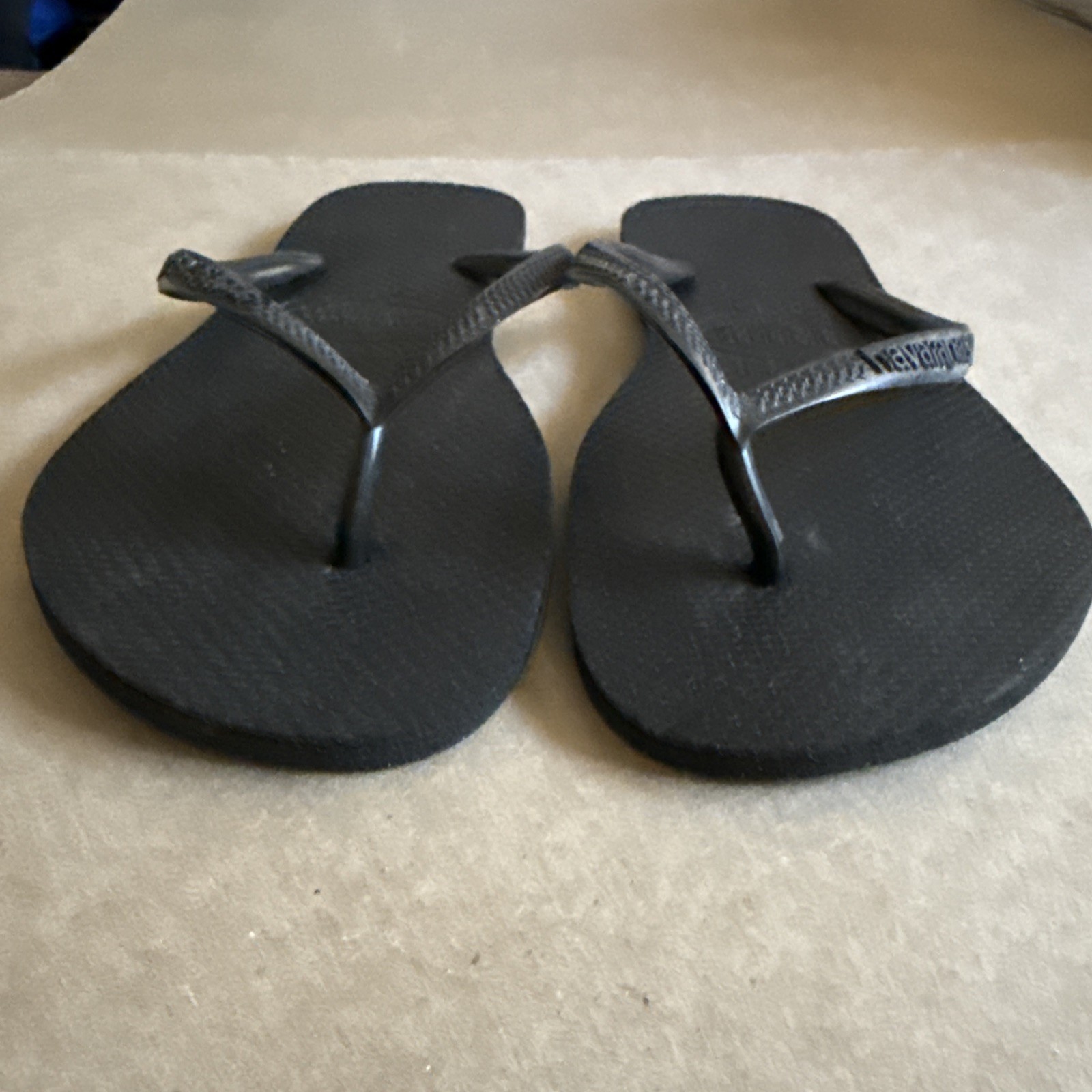 Havaianas Slim Black Classic Flip Flops 39/40 – Preowned Excellent Very Clean